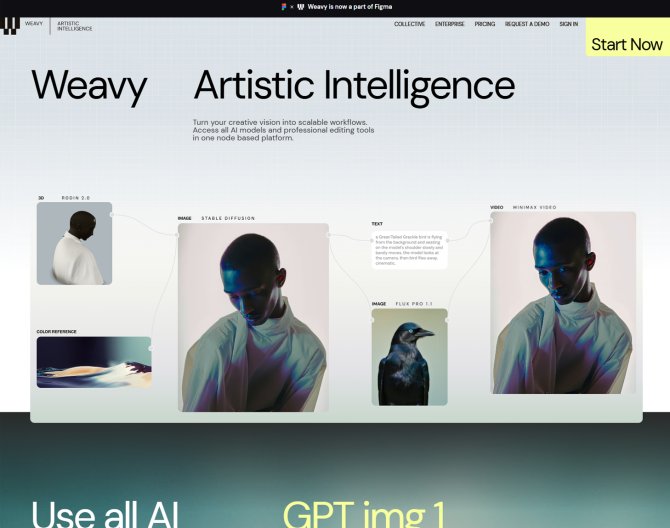 차세대 디자인 AI 워크플로우 플랫폼 - Weavy.ai