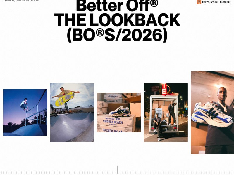 아카이브 형식의 웹사이트 - The Lookback (TLB)