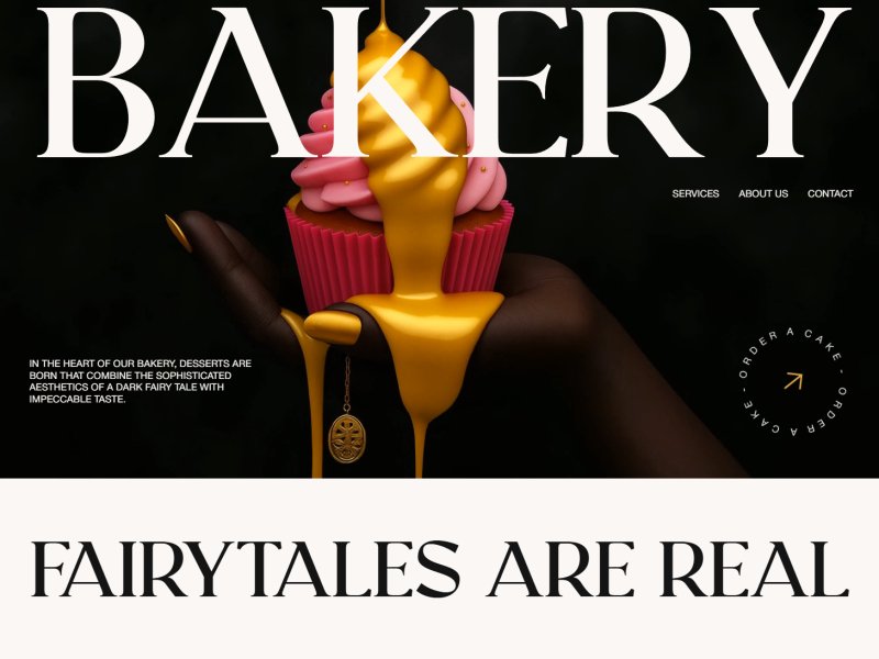 Desserts Gapsy 3D Motion F&B Web Showcase