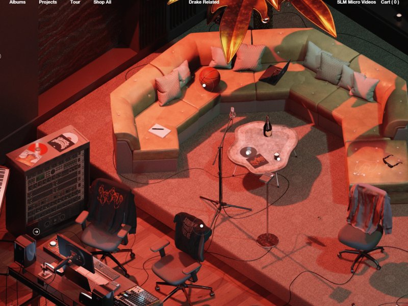 3D 인터랙티브 커머스 'Drake Related'