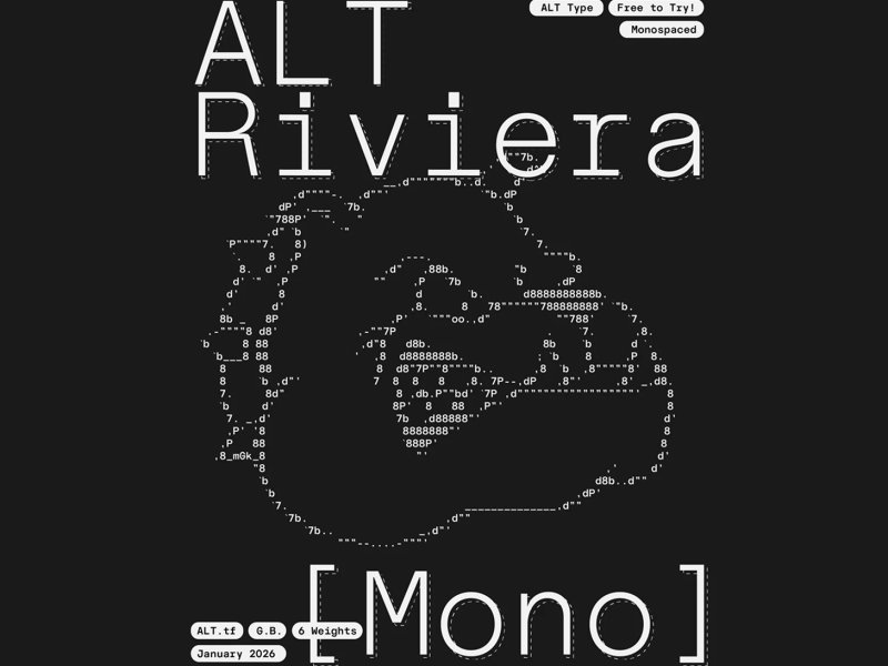 현대적 모노스페이스 서체, ALT Riviera Mono