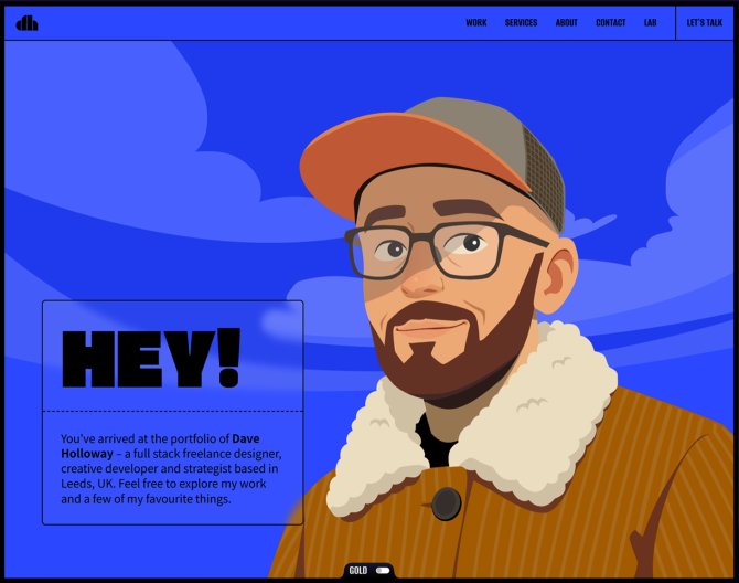 예술적 인터렉션 포트폴리오- 데이브 홀로웨이