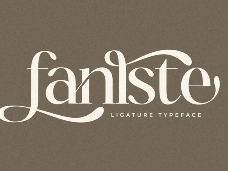 우아하고 클래식한 분위기의 세리프 서체, Faniste