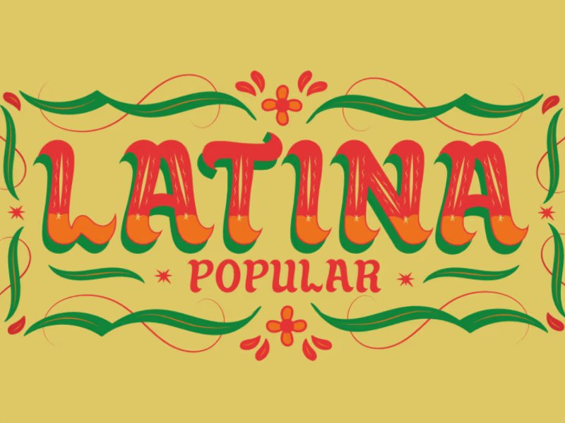 페루 치차 레터링에서 영감받은 서체, Latina Popular